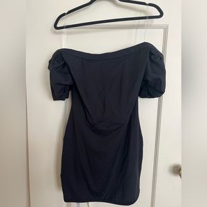 Mistress Rocks corset dress, puff sleeved